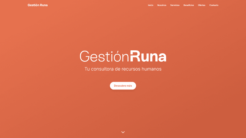 Plataforma web Gestión Runa para administración integral de recursos humanos, empleados y liquidaciones
