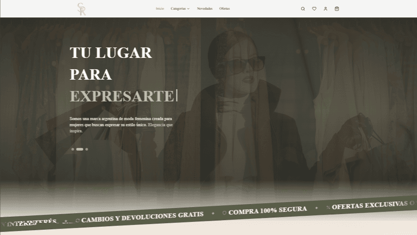 Tienda online Salven a La Reina con catálogo de indumentaria, sistema de pagos y gestión de pedidos integrada